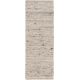 Wool Rug Finn Ivory Grey 70x200 cm