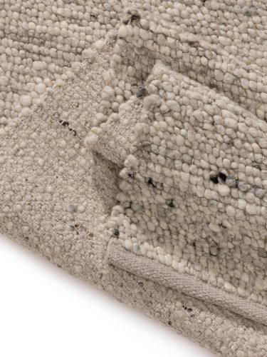 Wool Rug Finn Ivory Grey 70x200 cm