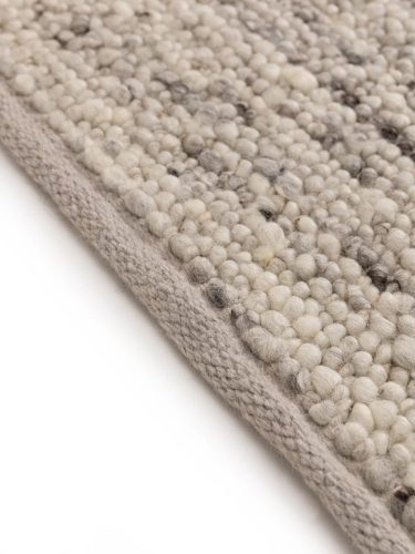 Wool Rug Finn Ivory Grey 70x200 cm