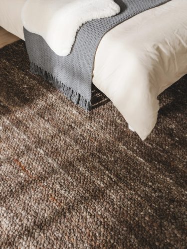 Wool Rug Finn Brown 100x150 cm