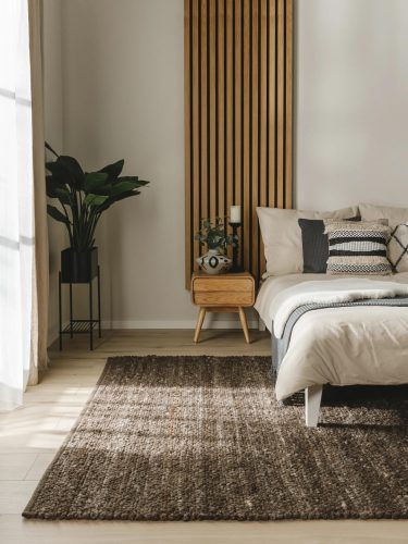 Wool Rug Finn Brown 140x200 cm