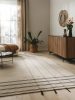 Wool Rug Kambiz Beige/Black 160x230 cm
