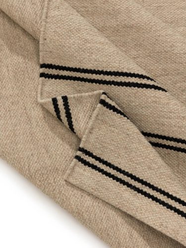 Wool Rug Kambiz Beige/Black 250x350 cm