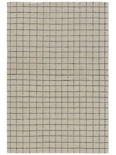 Rács mintás szőnyeg Taupe 160x230 cm