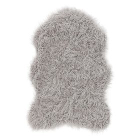 Faux Fur Oscar Grey 60x90 cm