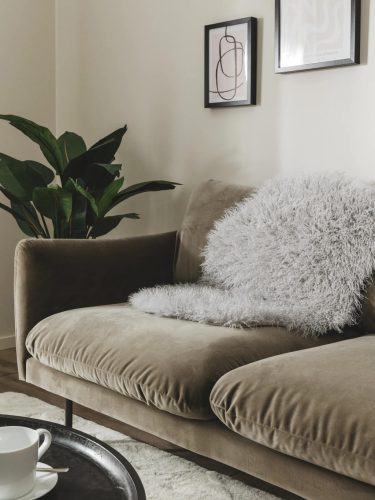 Faux Fur Oscar Grey 60x90 cm