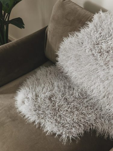 Faux Fur Oscar Grey 60x90 cm