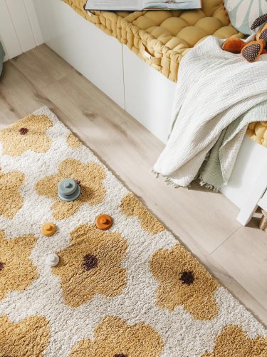 Kids rug Gobi Yellow 80x150 cm