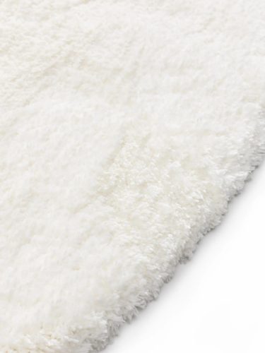 Shaggy Round Rug Cloudy Cream ø 160 cm round