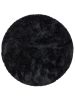 Shaggy Round Rug Cloudy Charcoal ø 80 cm round