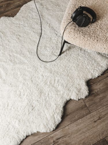 Shaggy rug Cloudy Cream 120x180 cm