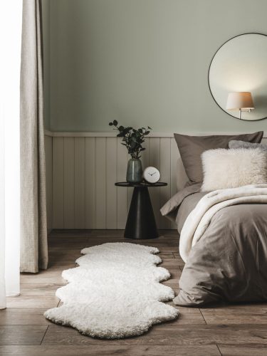 Shaggy rug Cloudy Cream 60x170 cm