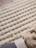 Fur Rug Dave Cream 15x15 cm Sample