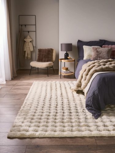 Fur Rug Dave Cream 60x120 cm