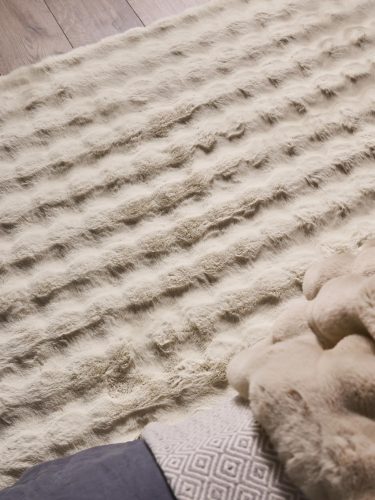 Fur Rug Dave Cream 60x120 cm