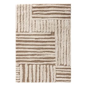 Shaggy rug Tibo Cream/Beige 200x290 cm