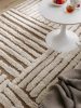 Shaggy rug Tibo Cream/Beige 80x150 cm
