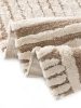 Shaggy rug Tibo Cream/Beige 80x150 cm