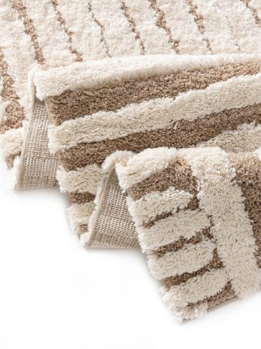 Shaggy rug Tibo Cream/Beige 80x150 cm