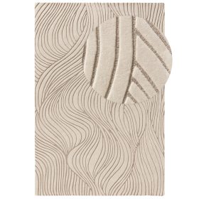 Wool Rug Tess Cream/Taupe 160x230 cm