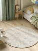 Kids rug Rocky Blue ø 100 cm round