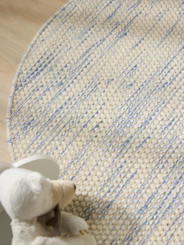 Kids rug Rocky Blue ø 100 cm round