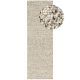 Wool futószőnyeg Patch White/Black 80x250 cm