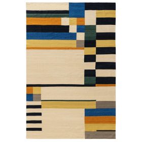 Flat Weave Rug Marya Multicolour 140x200 cm