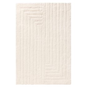 Shaggy rug Emy Cream 140x200 cm