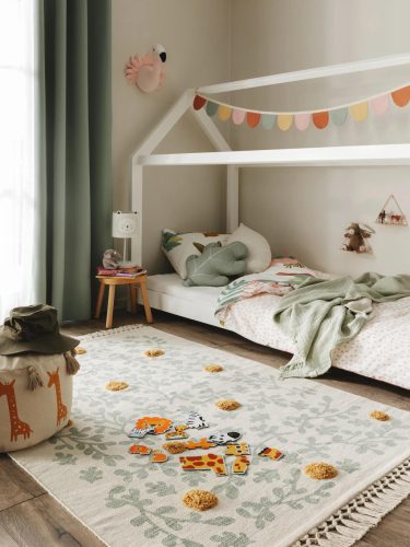 Kids rug Hana Cream/Green 120x170 cm
