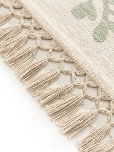 Kids rug Hana Cream/Green 15x15 cm Sample