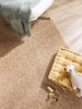 Mosható szőnyeg Enzo Light Brown 15x15 cm Mintadarab