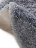 Shaggy Round Rug Ricky Blue ø 80 cm round