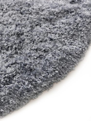 Shaggy Round Rug Ricky Blue ø 80 cm round