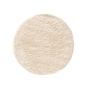 Shaggy Round Rug Ricky Cream ø 80 cm round