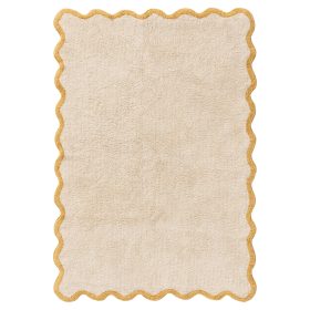 Washable Kid's Rug Emilia Yellow 90x130 cm