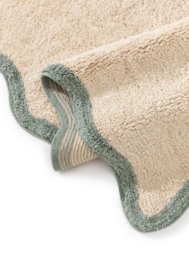 Washable Kid's Rug Emilia Green 15x15 cm Sample