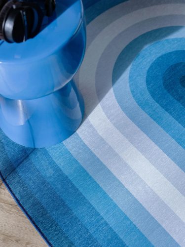 Flat Weave Rug Anko Blue 140x200 cm