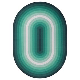 Flat Weave Rug Anko Green 140x200 cm