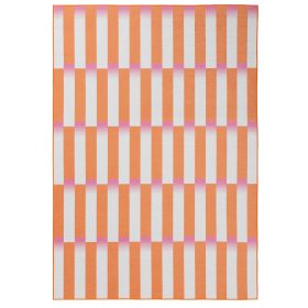 Flat Weave Rug Rory Orange 160x230 cm