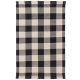 Cotton Rug Lucy Black/White 120x170 cm
