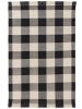 Cotton Rug Lucy Black/White 80x150 cm