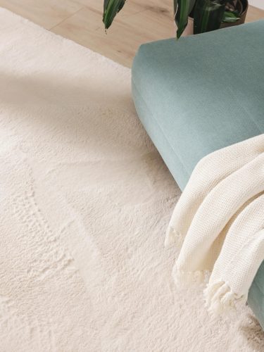 Fur Rug Furry Beige 160x230 cm