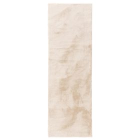 Fur Rug Furry Beige 80x250 cm