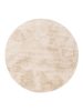 Fur Rug Furry Beige ø 200 cm round