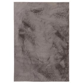 Fur Rug Furry Grey 60x120 cm