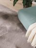Fur Rug Furry Grey 60x120 cm