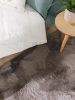 Fur Rug Furry Grey 70x200 cm