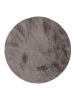 Fur Rug Furry Grey ø 120 cm round