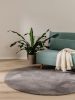 Fur Rug Furry Grey ø 160 cm round
